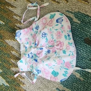 4for$15 floral side closure bib